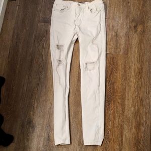 Ripped white skinny Jeans